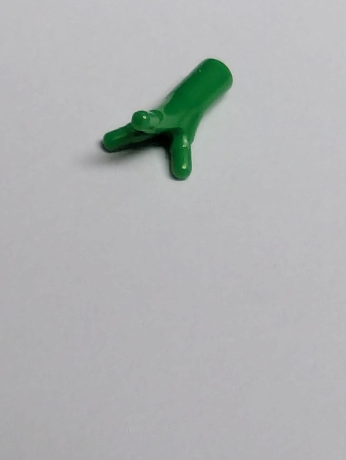 NEU Pflanzenblumenstiel mit Stange und 3 kurzen Stielen mediumgrün