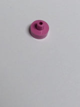 NEU Fliese, rund 1 x 1 mit Stab / Pinhalter knallpink