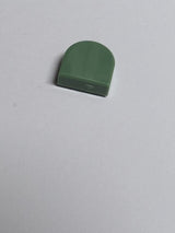 NEU Fliese, rund 1 x 1 Halbkreis verlängert sandgrün