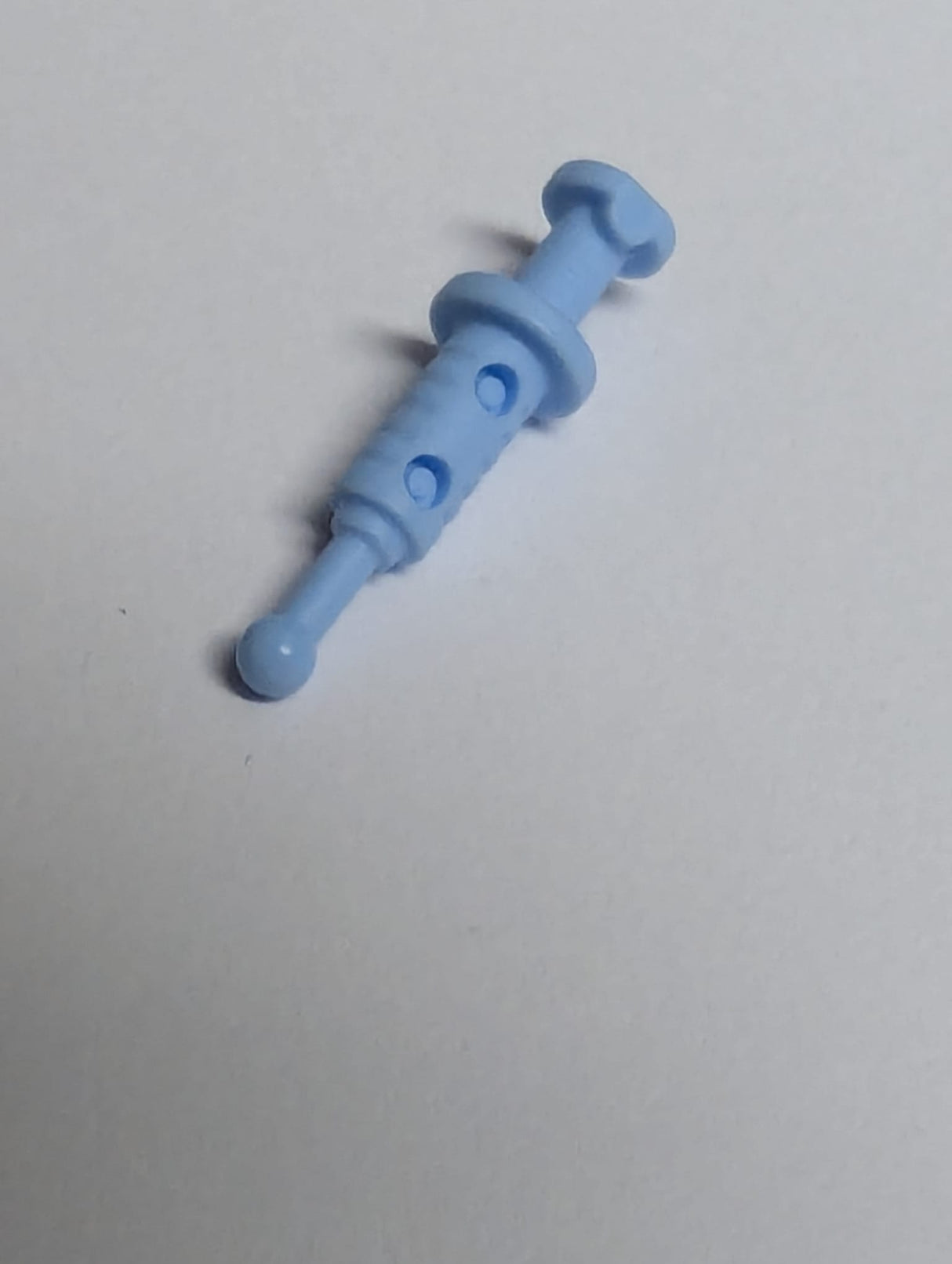 NEU Minifigur, Utensil Spritze mit 2 Hohlräumen hellblau