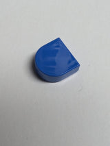 NEU Fliese, Rund 1 x 1 Halbkreis verlängert blau