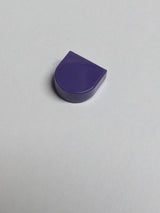 NEU Fliese, Rund 1 x 1 Halbkreis verlängert lila