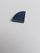 NEU Fliese, Rund 1 x 1 Viertel dunkelblau