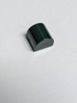 NEU 1 x 1 x 2/3 modifizierter Stein doppelt gebogen dunkelgrün