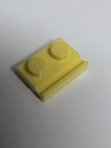 NEU Platte, modifiziert 1 x 2 mit Türschiene hellgelb