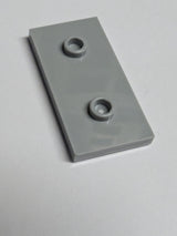 NEU Platte modifiziert 2 x 4 mit 2 Noppen (doppel Jumper) neuhellgrau