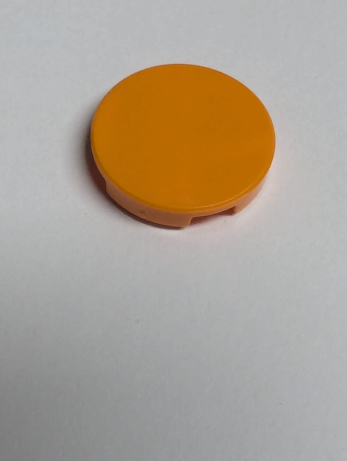 NEU Fliese, rund 2 x 2 mit Noppenhalter orange