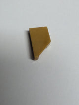 NEU Fliese, modifiziert 1 x 2 Keil links pearlgold