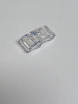 NEU Halbbogenstein 2 x 1 x 2/3 transparent weiß