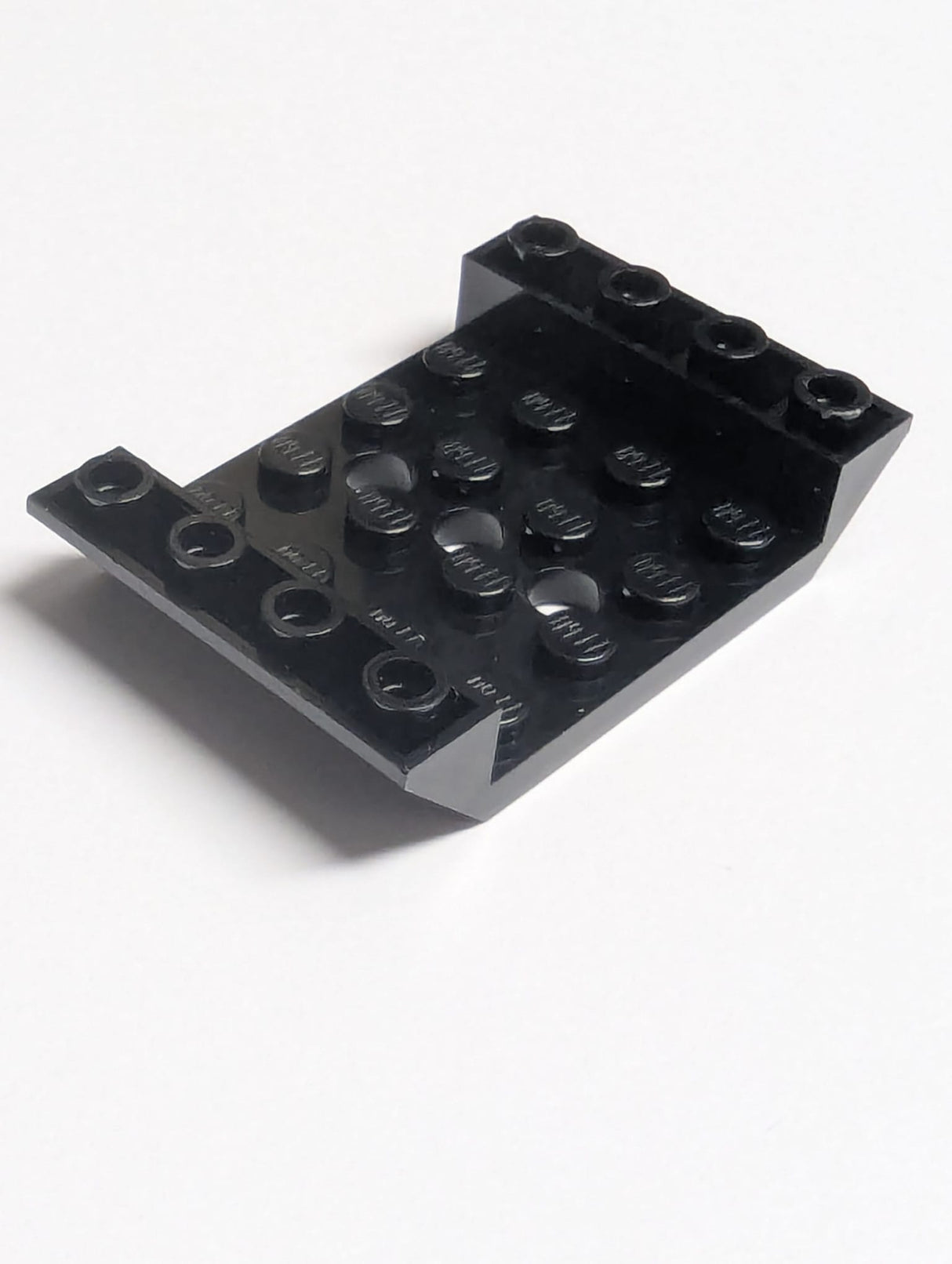 NEU Slope, Inverted 45 6 x 4 Double with 4 x 4 Cutout and 3 Holes schwarz black