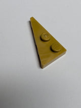 NEU Flügelplatte 4 x 2 links spitz pearlgold