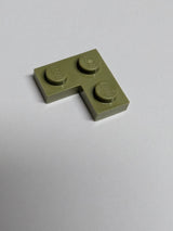 NEU 2 x 2 Eckplatte Olivgrün