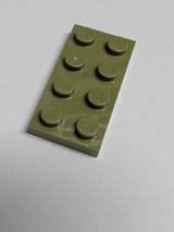 NEU Platte 2 x 4 olivgrün