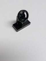 NEU Vehicle, Steering Stand 1 x 2 with Black Steering Wheel schwarz black