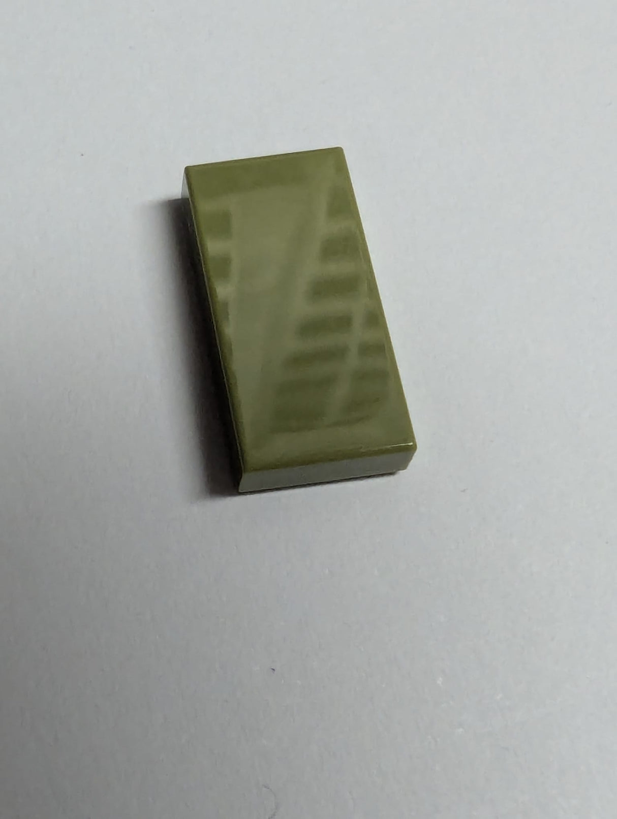 NEU Fliese 1 x 2 olivgrün