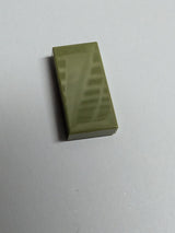 NEU Fliese 1 x 2 olivgrün