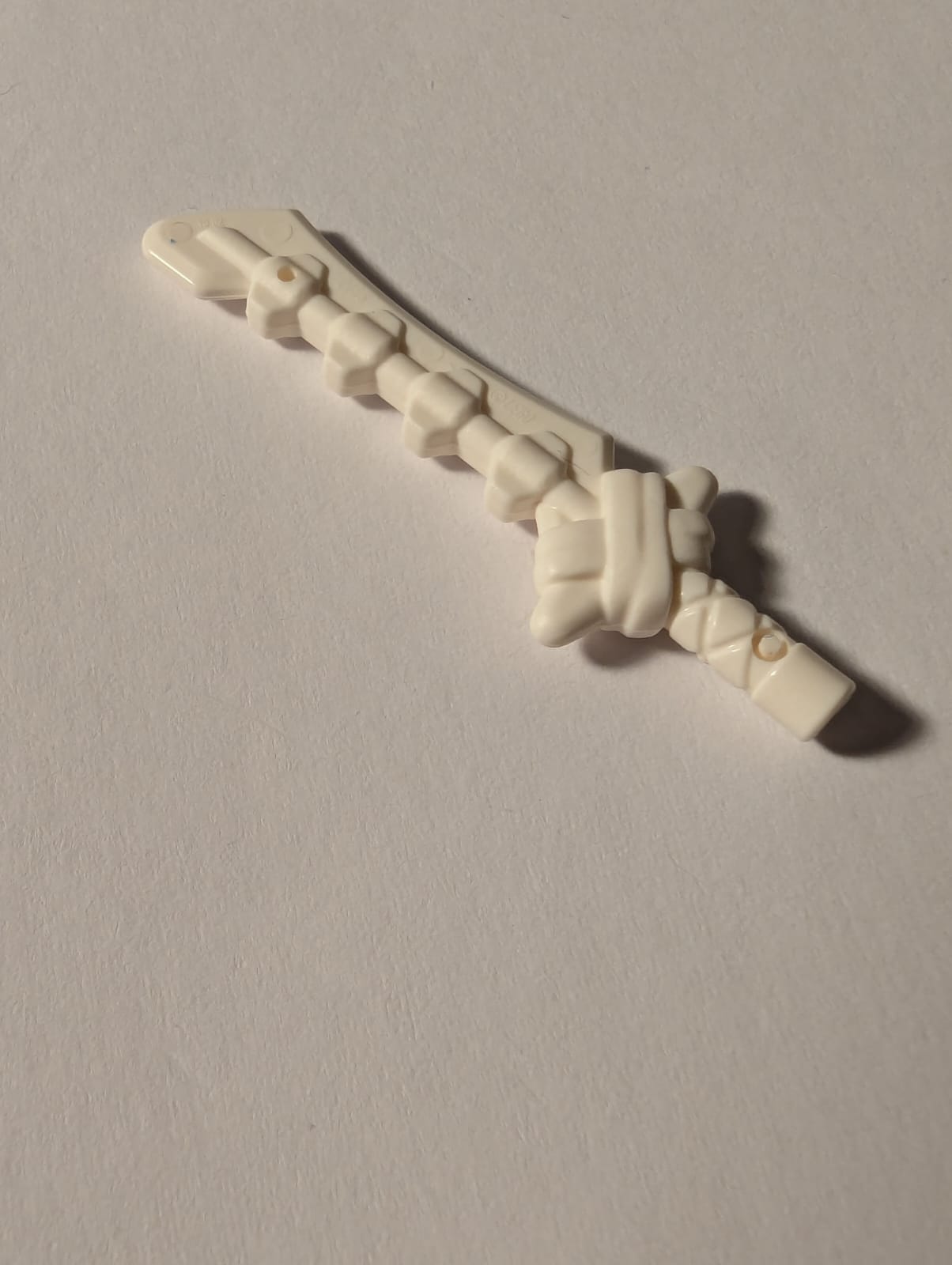 NEU Minifigure, Weapon Bone Sword weiss white
