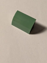 NEU modifizierter Stein, gebogen 1 x 2 x 1 sandgrün