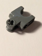 NEU Technic, Axle Connector 2 x 3 with Ball Joint Socket - Closed Sides, Straight Forks with Closed Axle Holes neudunkelgrau dark bluish gray