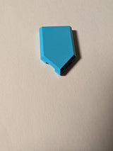 NEU Fliese, Modifiziert 2 x 3 Pentagonal azur (medium)