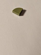 NEU Fliese, Rund 1 x 1 Viertel olivgrün