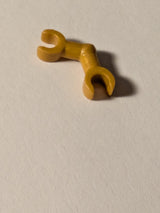 NEU Arm-Skelett, gebogen mit Clips (horizontaler Griff) pearlgold
