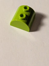 NEU Bogenstein 2 x 2 x 1 doppelt mit 2 Noppen lindgrün