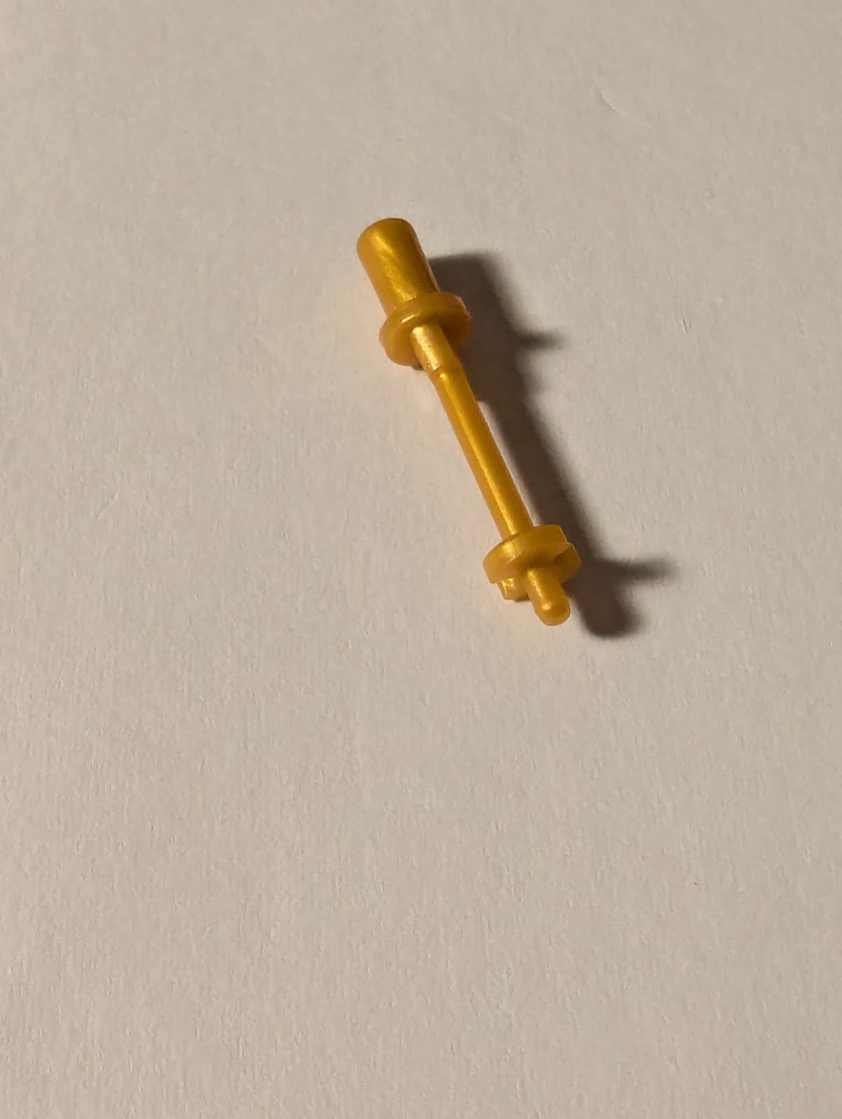 NEU Minifigur Zubehör, Alltag SkiStock 3L mit Griff, Stopring pearlgold