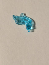 NEU Minifigure, Plume Feather Triple Compact / Flame / Water transparent hellblau trans-light blue