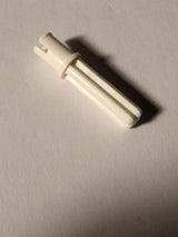 NEU Technic, Axle 2L with Pin without Friction Ridges weiss white