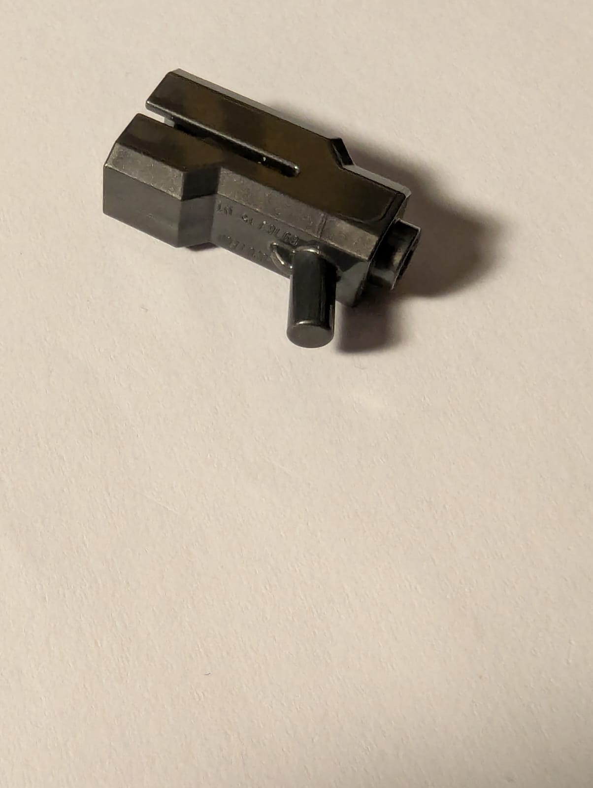 NEU Minifigure, Weapon Bazooka, Mini Blaster / Shooter titan pearl dark gray