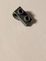 NEU Platte, modifiziert 1 x 2 mit Pinloch unten neudunkelgrau