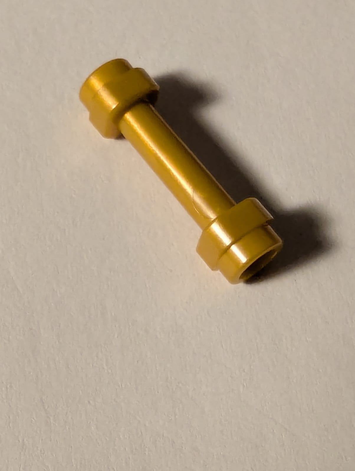 NEU Minifigur Waffengriff, verlängert glatt pearlgold