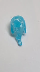 Power Burst, Blaster mit Stangengriff transparent helbblau