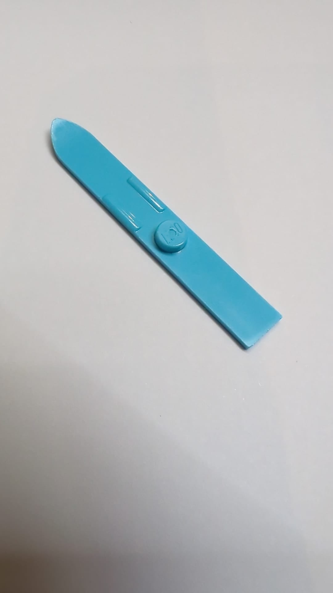 Minifigur, Utensil Ski 6L (48 mm lang) azur medium