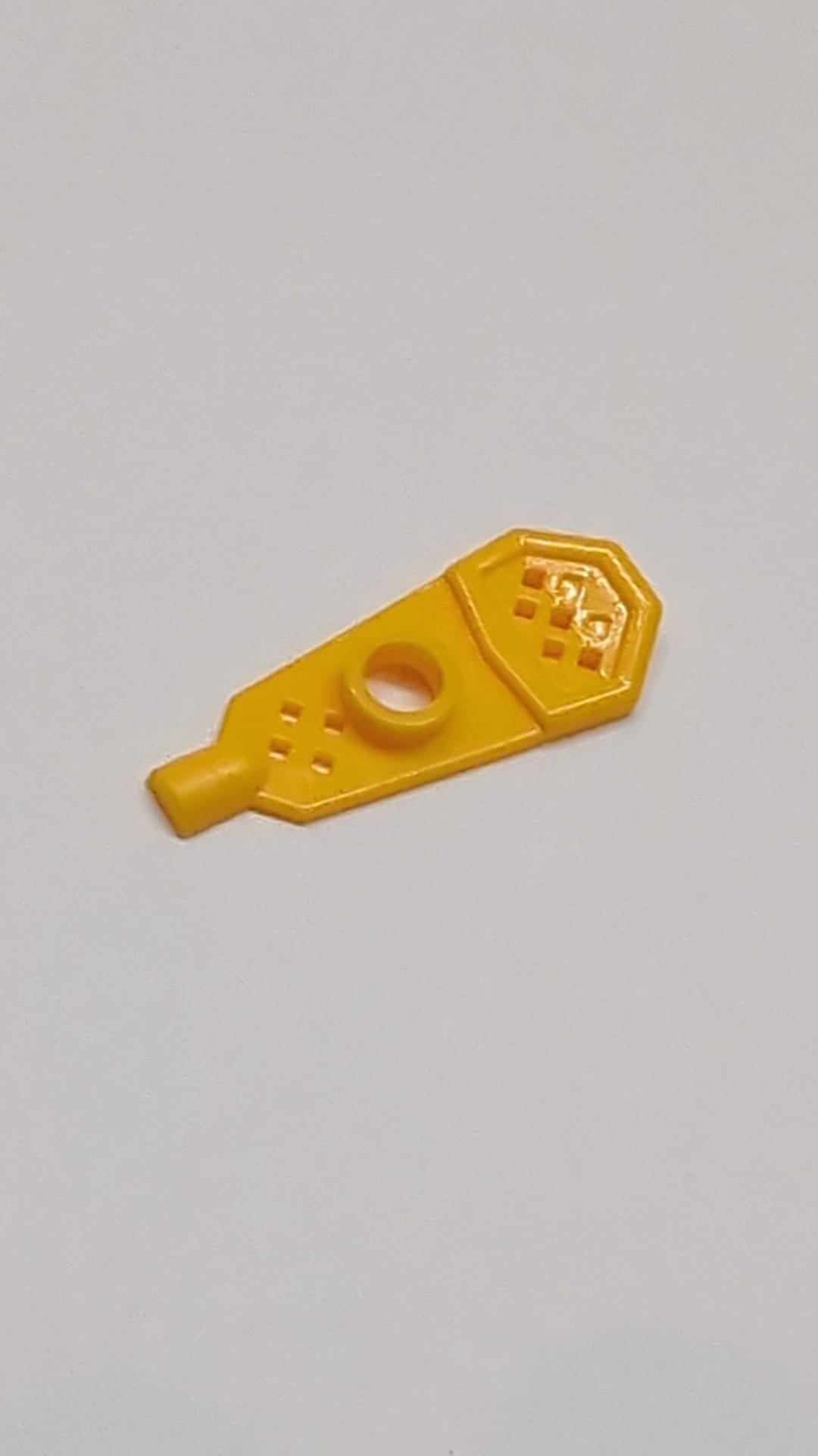 Minifigur Fußbekleidung Schneeschuh - Kurzes Vorderteil hellorange