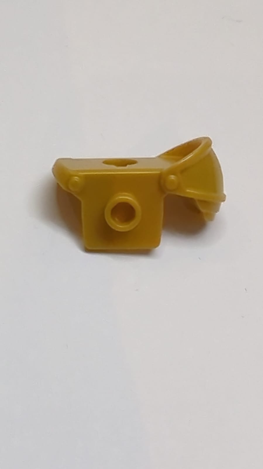 Minifiguren Rüstung Große Runde Schulterplatte Rechts mit Rückennoppe pearlgold