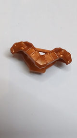 Minifiguren Rüstungsschulterschützer mit Cobras, die über die Schultern schauen, und Noppe auf dem Rücken rotkupfer