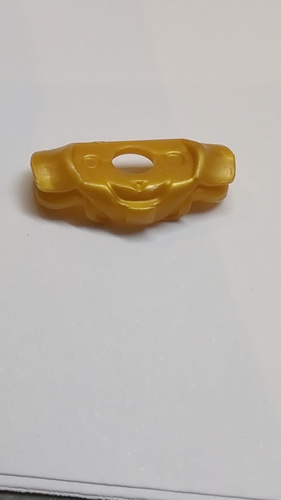 Minifiguren Rüstungs-Schulterpolster mit doppelten Klappen pearlgold