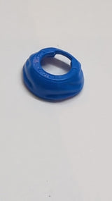 Minifigur Ninja Gesichtsschal mit Einkerbung hinten blau