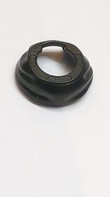 Minifigur Ninja Gesichtsschal mit Einkerbung hinten schwarz