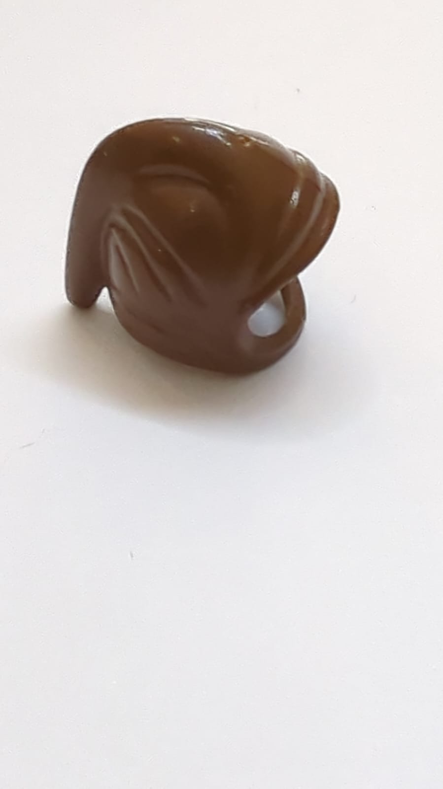 Minifigur, Kopfbedeckung Kapuze altbraun