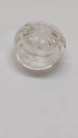 Minifigur, Kopfbedeckung, Kochmütze transparent weiß