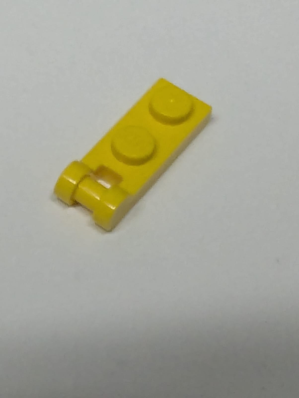 NEU Platte modifiziert 1 x 2 mit Griff am Ende gelb
