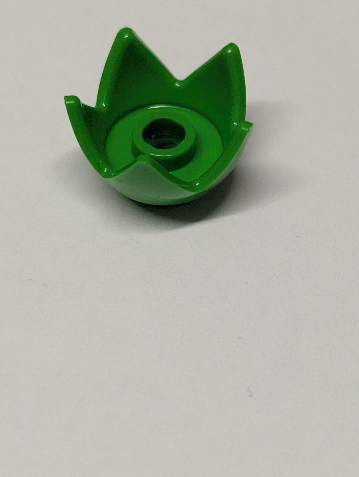 NEU Minifigur Krone Eierschale mit 5 Spitzen und Noppe mediumgrün