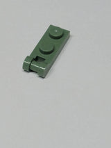 NEU Platte modifiziert 1 x 2 mit Griff am Ende sandgrün
