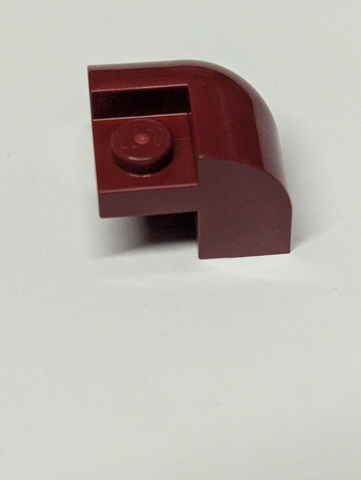 NEU Slope, Curved 2 x 2 x 1 1/3 Corner with Recessed Stud dunkelrot dark red