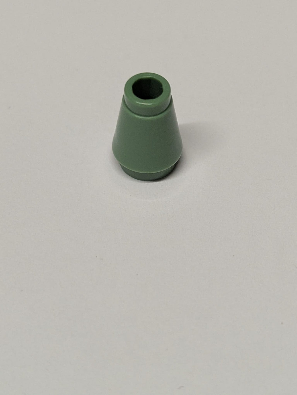 NEU Cone 1 x 1 with Top Groove sandgrün