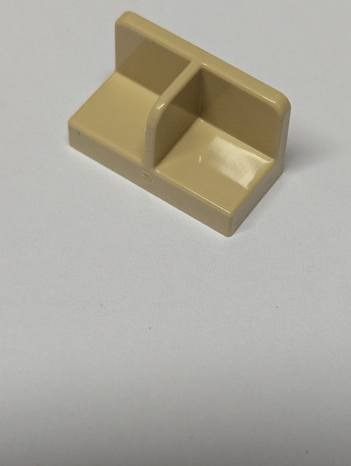 NEU Panel 1 x 2 x 1 with Rounded Corners and Center Divider beige tan