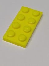 NEU Platte 2 x 4 neongelb
